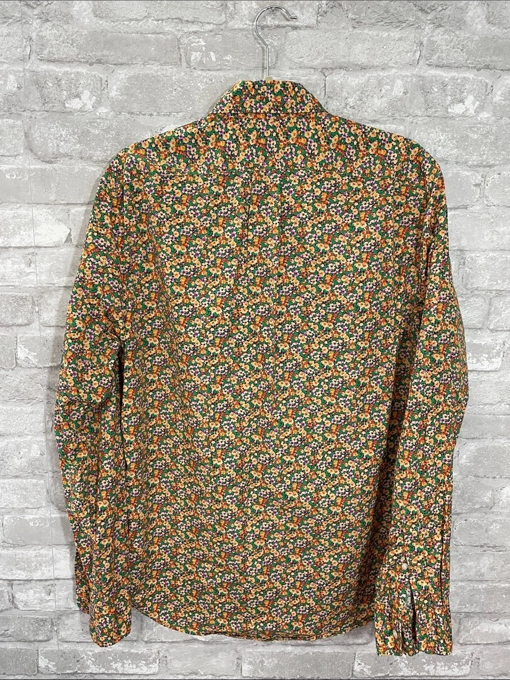 J. Crew Classic Secret Wash Multicolor Floral Button-Down Shirt